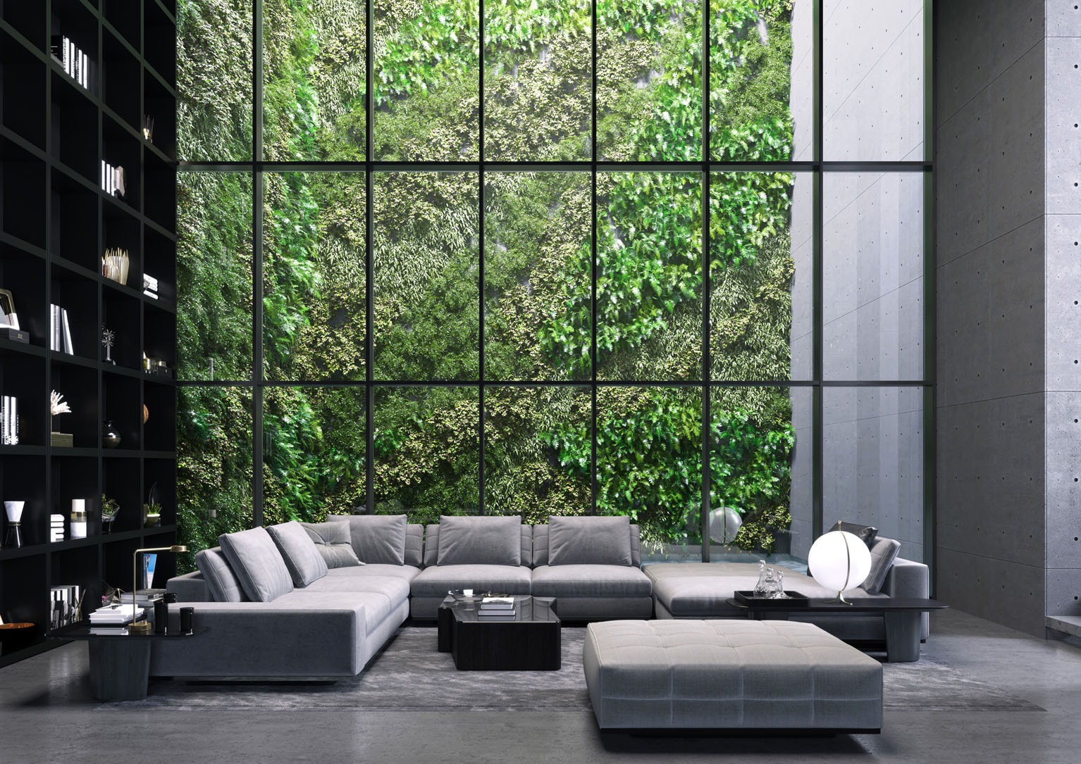 Structural glazing curtain wall façade